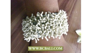 Grass Beads Multi Seeds Streched Bracelets